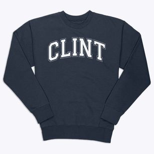 Clint Junior High School Varsity Arch Premium Crewneck Sweatshirt