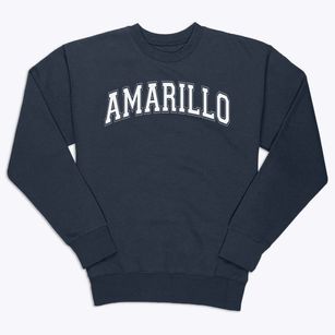 Amarillo Montessori Academy Varsity Arch Premium Crewneck Sweatshirt