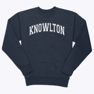 Knowlton Elementary School Varsity Arch Premium Crewneck Sweatshirt
