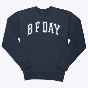 B F Day Elementary School Varsity Arch Premium Crewneck Sweatshirt