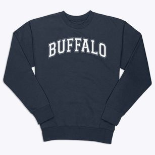 Buffalo Elementary School Varsity Arch Premium Crewneck Sweatshirt
