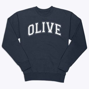 Olive Christian School Varsity Arch Premium Crewneck Sweatshirt