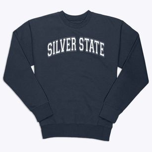 Silver State Baptist School Varsity Arch Premium Crewneck Sweatshirt