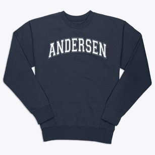 Andersen Academy Varsity Arch Premium Crewneck Sweatshirt