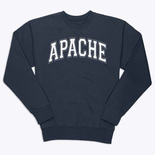 Apache Middle School Varsity Arch Premium Crewneck Sweatshirt
