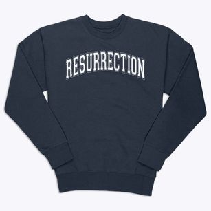 Resurrection Parish Varsity Arch Premium Crewneck Sweatshirt