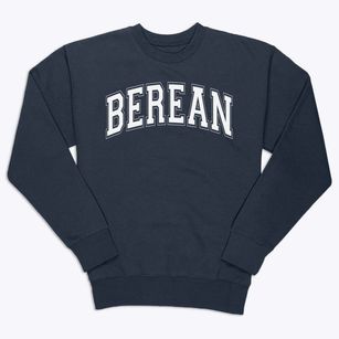 Berean Christian School Varsity Arch Premium Crewneck Sweatshirt