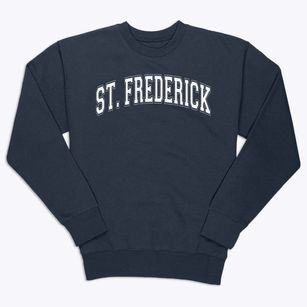 Saint Frederick High School Varsity Arch Premium Crewneck Sweatshirt