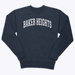 Baker Heights Elementary School Varsity Arch Premium Crewneck Sweatshirt