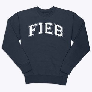 Forked Island - E. Broussard Elementary School Varsity Arch Premium Crewneck Sweatshirt