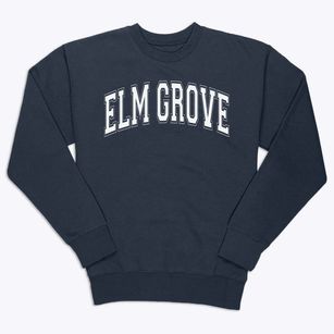 Elm Grove Middle School Varsity Arch Premium Crewneck Sweatshirt