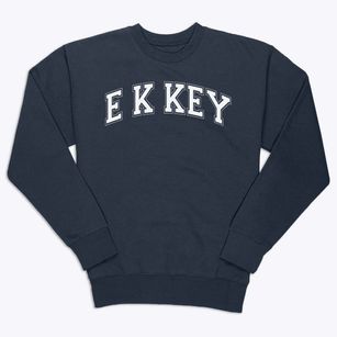 E K Key Elementary School Varsity Arch Premium Crewneck Sweatshirt