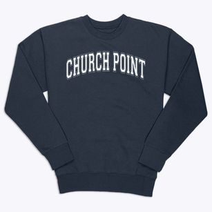 Church Point Elementary School Varsity Arch Premium Crewneck Sweatshirt