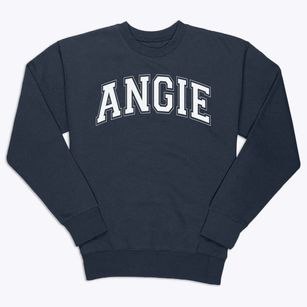 Angie Middle School Varsity Arch Premium Crewneck Sweatshirt