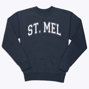Saint Mel Independent Day School Varsity Arch Premium Crewneck Sweatshirt