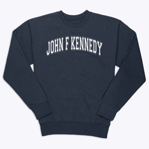 John F Kennedy Elementary School Varsity Arch Premium Crewneck Sweatshirt