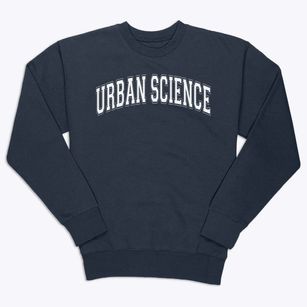 Urban Science Academy Varsity Arch Premium Crewneck Sweatshirt