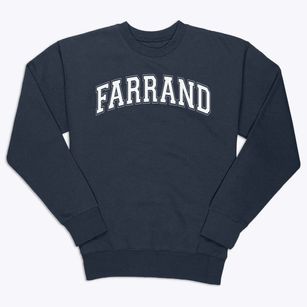 Farrand Elementary School Varsity Arch Premium Crewneck Sweatshirt