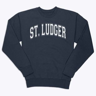 Saint Ludger Elementary School Varsity Arch Premium Crewneck Sweatshirt