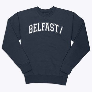 Belfast Elementary/high School Varsity Arch Premium Crewneck Sweatshirt