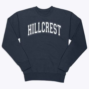 Hillcrest Elementary School Varsity Arch Premium Crewneck Sweatshirt
