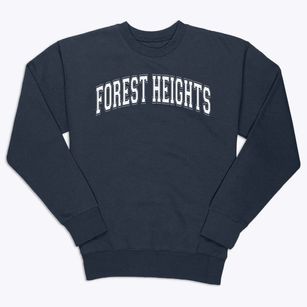 Forest Heights Elementary School Varsity Arch Premium Crewneck Sweatshirt