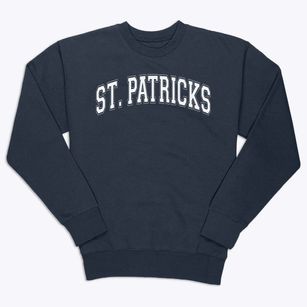 Saint Patricks School Varsity Arch Premium Crewneck Sweatshirt