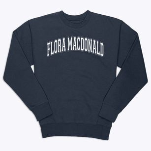 Flora Macdonald Academy Varsity Arch Premium Crewneck Sweatshirt