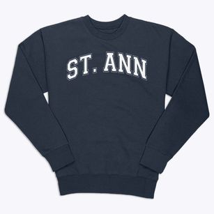 Saint Ann School Varsity Arch Premium Crewneck Sweatshirt