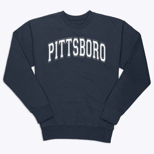 Pittsboro Elementary School Varsity Arch Premium Crewneck Sweatshirt