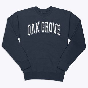 Oak Grove Elementary School Varsity Arch Premium Crewneck Sweatshirt