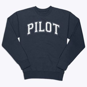 Pilot Elementary School Varsity Arch Premium Crewneck Sweatshirt