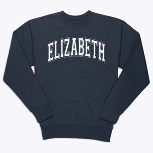 Elizabeth Elementary School Varsity Arch Premium Crewneck Sweatshirt