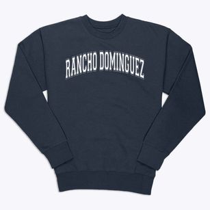 Rancho Dominguez Prep School Varsity Arch Premium Crewneck Sweatshirt