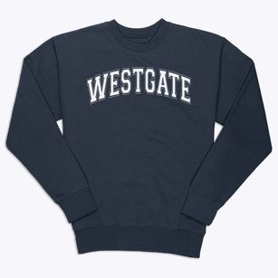 Westgate Elementary School Varsity Arch Premium Crewneck Sweatshirt