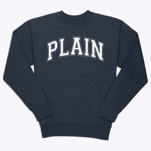 Plain Center Elementary School Varsity Arch Premium Crewneck Sweatshirt