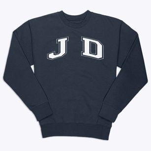J D Mccarty Center Varsity Arch Premium Crewneck Sweatshirt