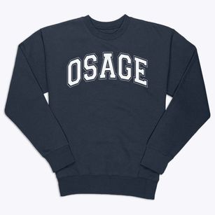 Osage School Varsity Arch Premium Crewneck Sweatshirt