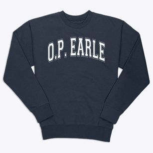 O.p. Earle Elementary Varsity Arch Premium Crewneck Sweatshirt