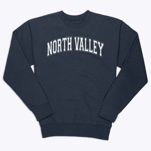 North Valley School Varsity Arch Premium Crewneck Sweatshirt