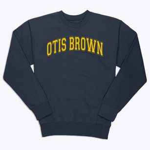 Otis Brown Elementary School Varsity Arch Premium Crewneck Sweatshirt