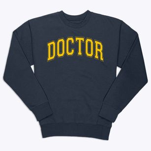 Doctor Henry Cuellar Elementary School Varsity Arch Premium Crewneck Sweatshirt