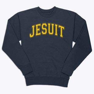 Strake Jesuit College Prep Varsity Arch Premium Crewneck Sweatshirt