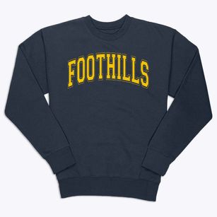 Foothills Elementary School Varsity Arch Premium Crewneck Sweatshirt
