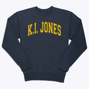 K.i. Jones Elementary School Varsity Arch Premium Crewneck Sweatshirt