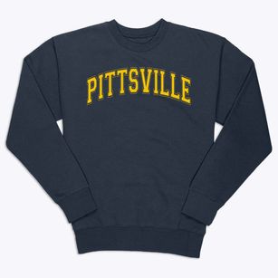 Pittsville High School Varsity Arch Premium Crewneck Sweatshirt