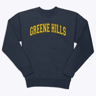 Greene Hills Elementary School Varsity Arch Premium Crewneck Sweatshirt