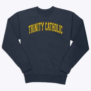 Trinity Catholic High School Varsity Arch Premium Crewneck Sweatshirt