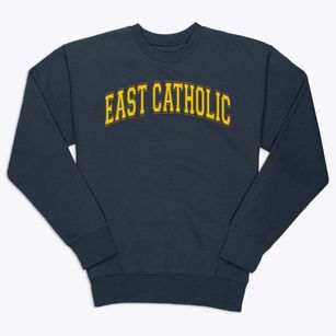 East Catholic High School Varsity Arch Premium Crewneck Sweatshirt