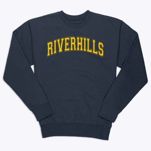 Riverhills Christian Day Care Varsity Arch Premium Crewneck Sweatshirt